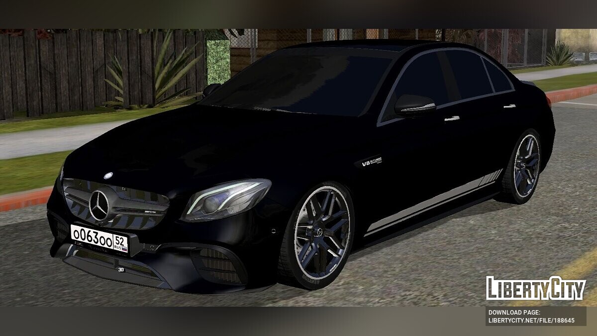 Скачать Mercedes-Benz E63s для GTA San Andreas (iOS, Android)