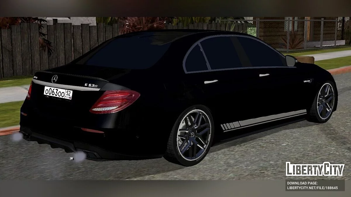 Mercedes-Benz E63s / GTA San Andreas (iOS, Android)