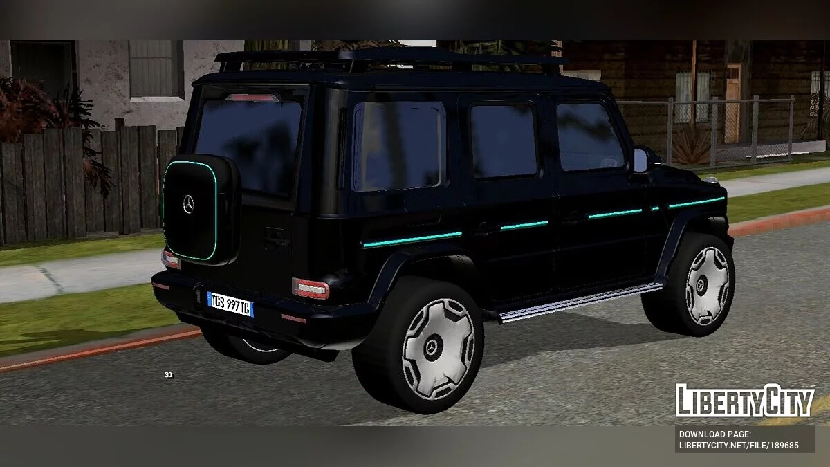 Mercedes-Benz EQG Concept 2021 (только DFF) / GTA San Andreas (iOS, Android)