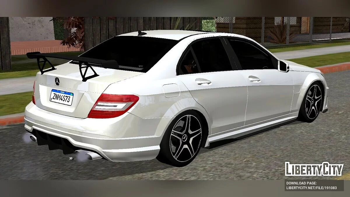 Mercedes-Benz C63 (только DFF) / GTA San Andreas (iOS, Android)
