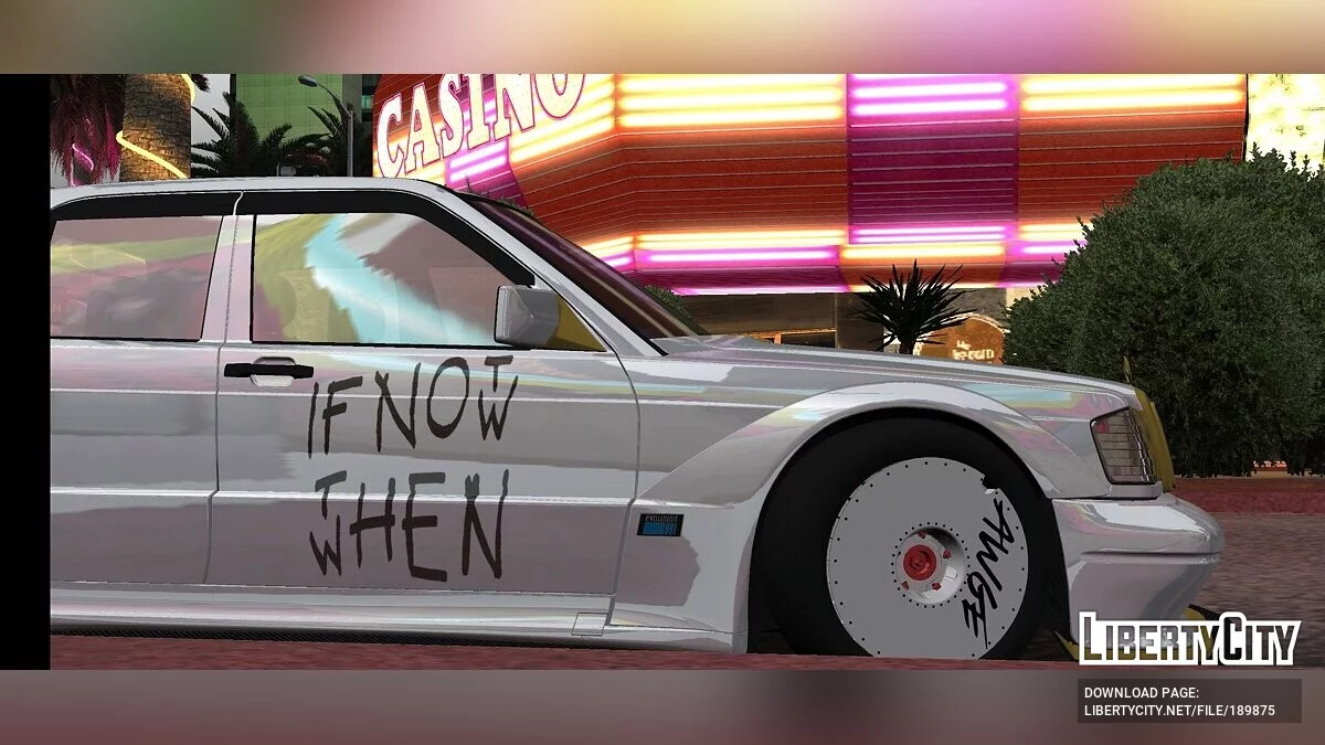 Mercedes-Benz E CLASS 190E ASAP ROCKY EDITION A$AP ROCKY / GTA San Andreas (iOS, Android)