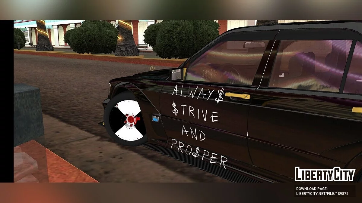 Mercedes-Benz E CLASS 190E ASAP ROCKY EDITION A$AP ROCKY / GTA San Andreas (iOS, Android)