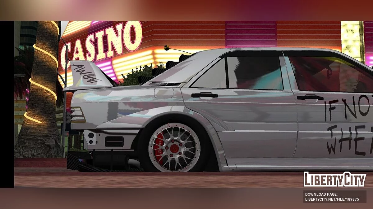 Mercedes-Benz E CLASS 190E ASAP ROCKY EDITION A$AP ROCKY / GTA San Andreas (iOS, Android)