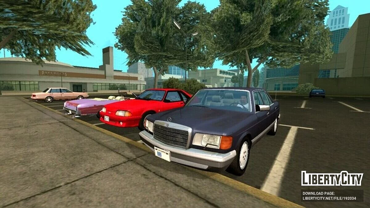 Mercedes-Benz 560SEL / GTA San Andreas (iOS, Android)