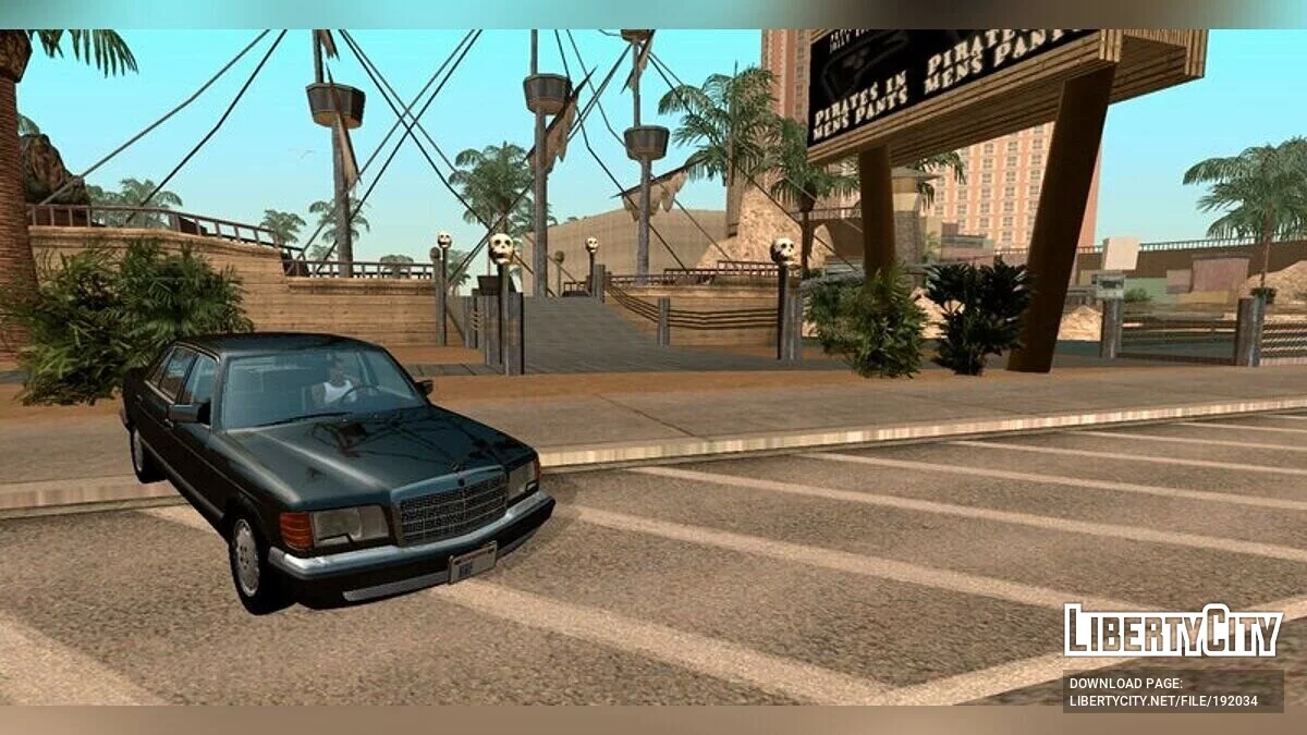 Mercedes-Benz 560SEL / GTA San Andreas (iOS, Android)