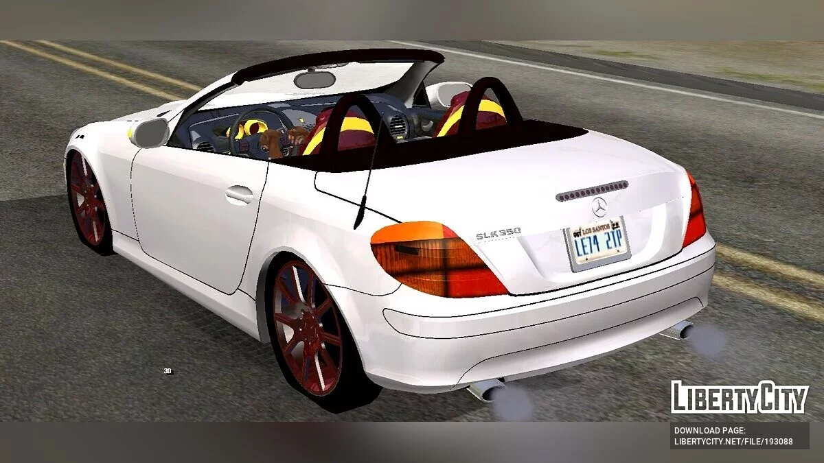 Mercedes-Benz SLK350 (только DFF) / GTA San Andreas (iOS, Android)