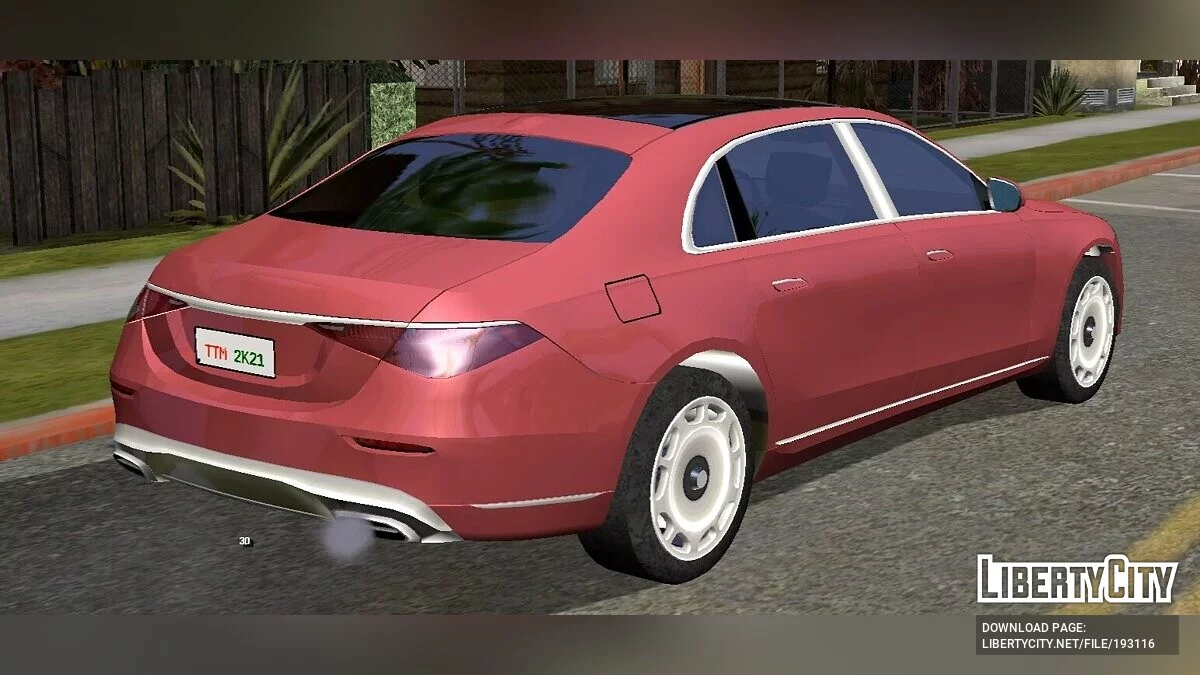 Mercedes-Maybach S-Class 2021 (только DFF) / GTA San Andreas (iOS, Android)
