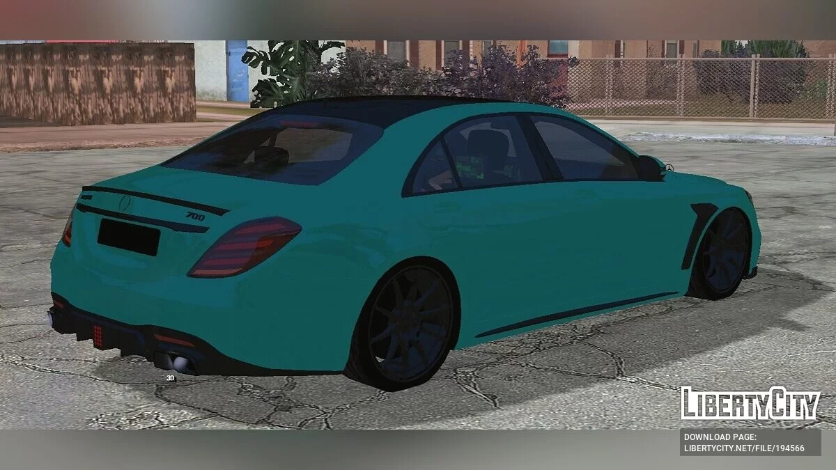 Mercedes-Benz S-klasse w222r2 B700 BRABUS (только DFF) / GTA San Andreas (iOS, Android)