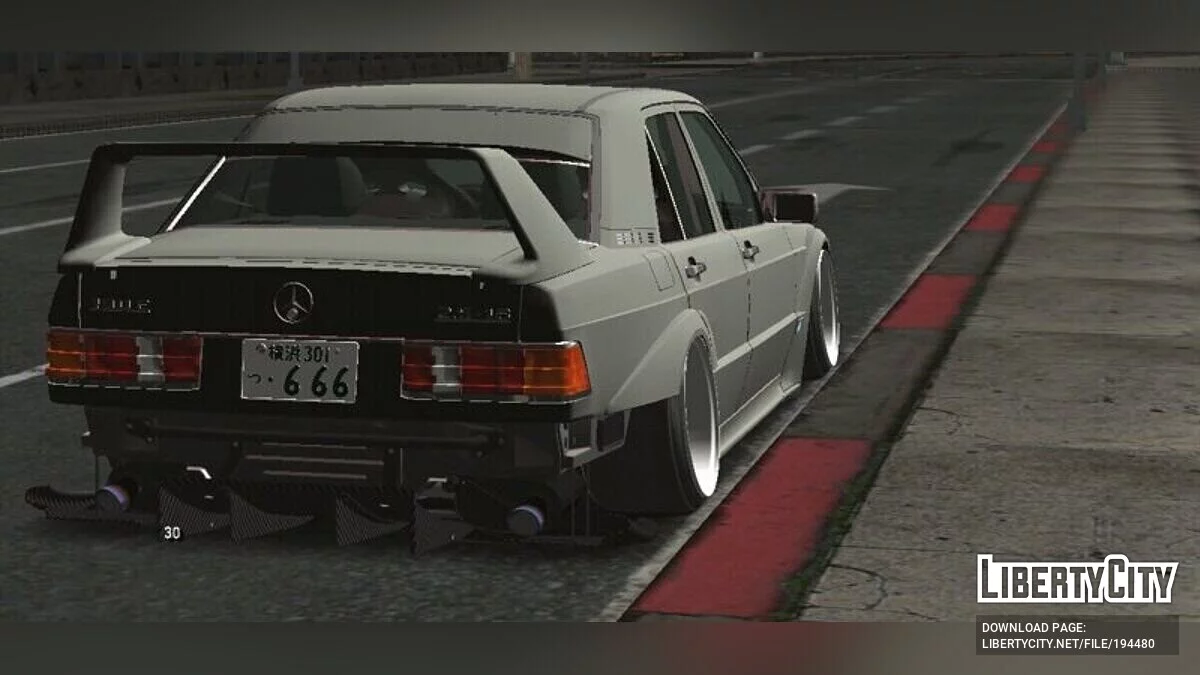 Mercedes-Benz W201 190E EVO II Custom / GTA San Andreas (iOS, Android)