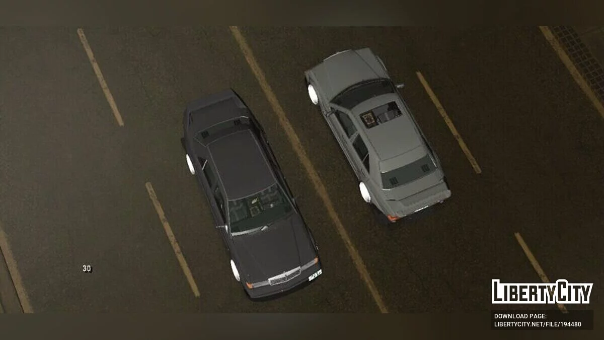 Mercedes-Benz W201 190E EVO II Custom / GTA San Andreas (iOS, Android)