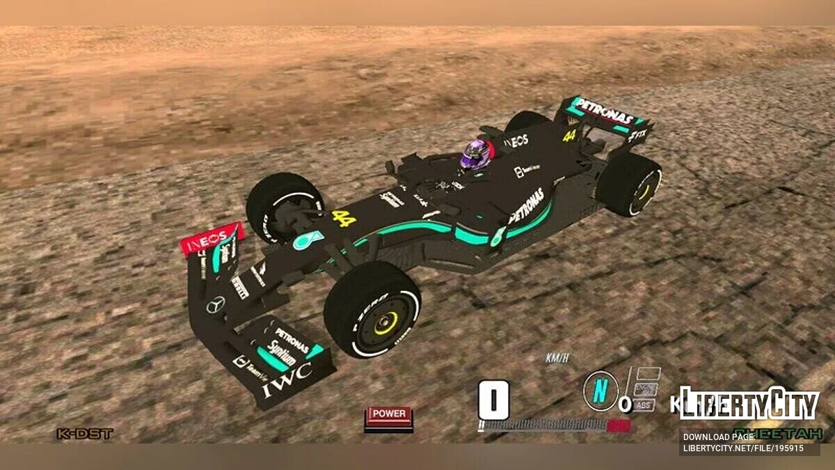 Mercedes-AMG F1 W12 With 2023 Livery / GTA San Andreas (iOS, Android)