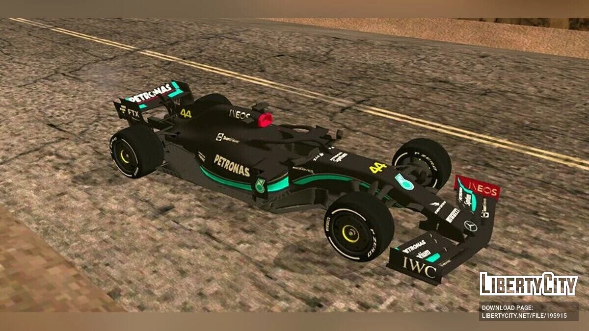 Mercedes-AMG F1 W12 With 2023 Livery / GTA San Andreas (iOS, Android)