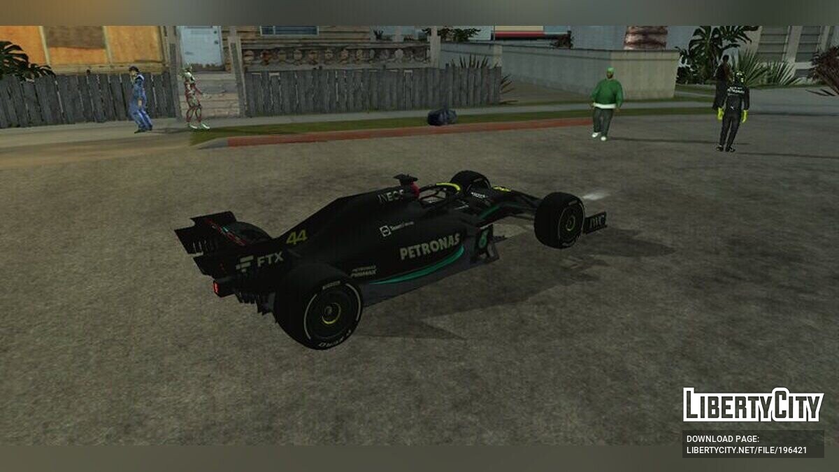 Скачать Mercedes-AMG F1 W12 with 2023 + Льюис Хэмилтон для GTA San Andreas  (iOS, Android)