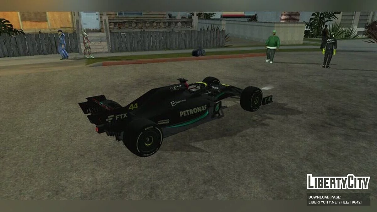 Mercedes-AMG F1 W12 with 2023 + Льюис Хэмилтон / GTA San Andreas (iOS, Android)