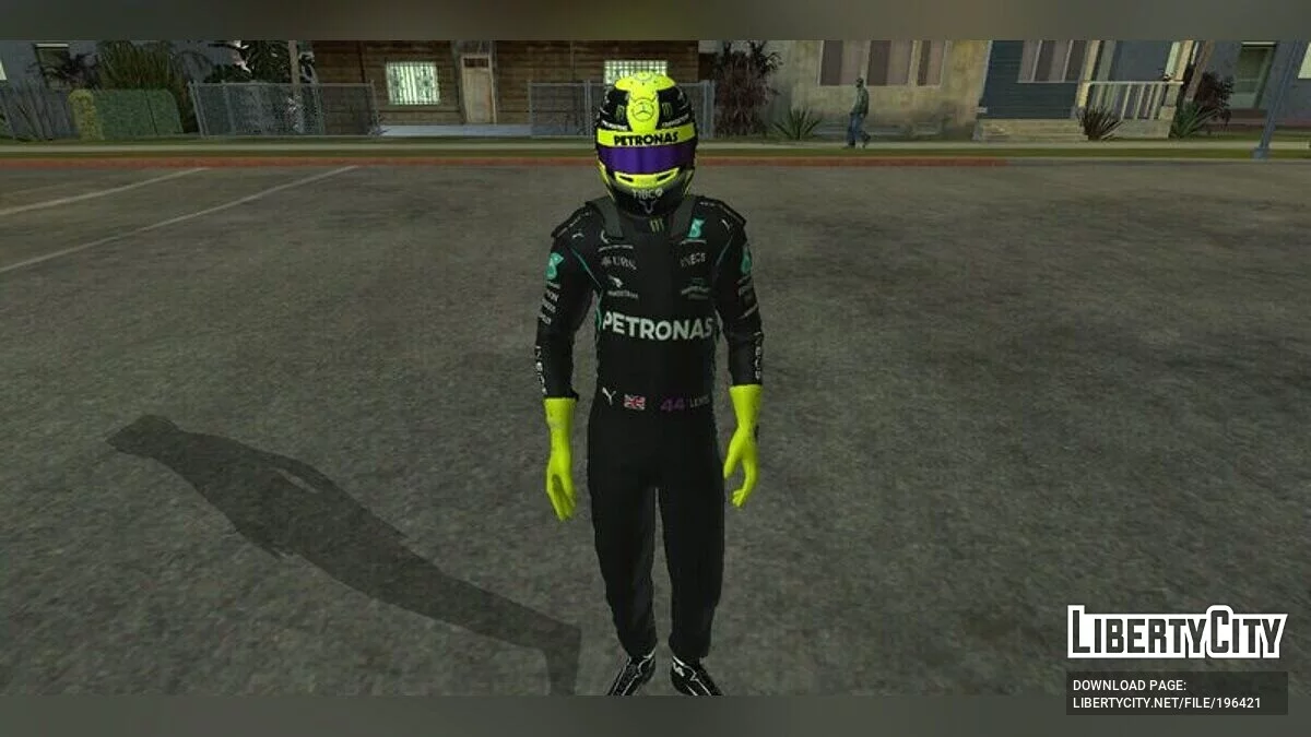 Mercedes-AMG F1 W12 with 2023 + Льюис Хэмилтон / GTA San Andreas (iOS, Android)