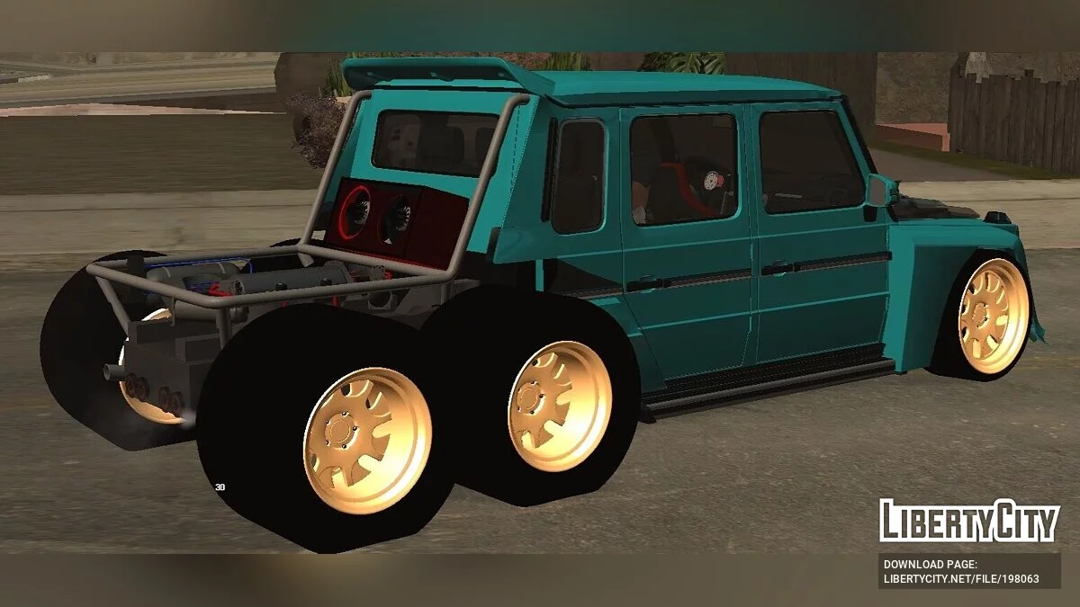 Mercedes-Benz G65 6x6 Mad (только DFF) / GTA San Andreas (iOS, Android)