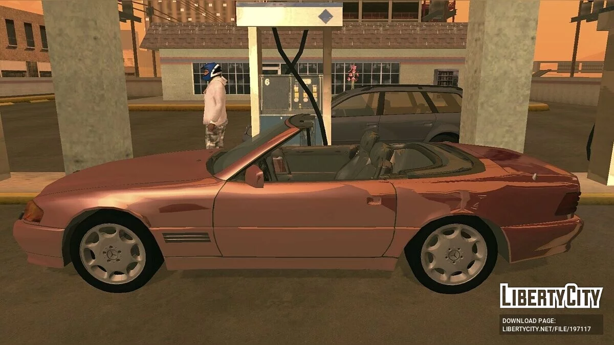 Mercedes SL500 2002 (только DFF) / GTA San Andreas (iOS, Android)