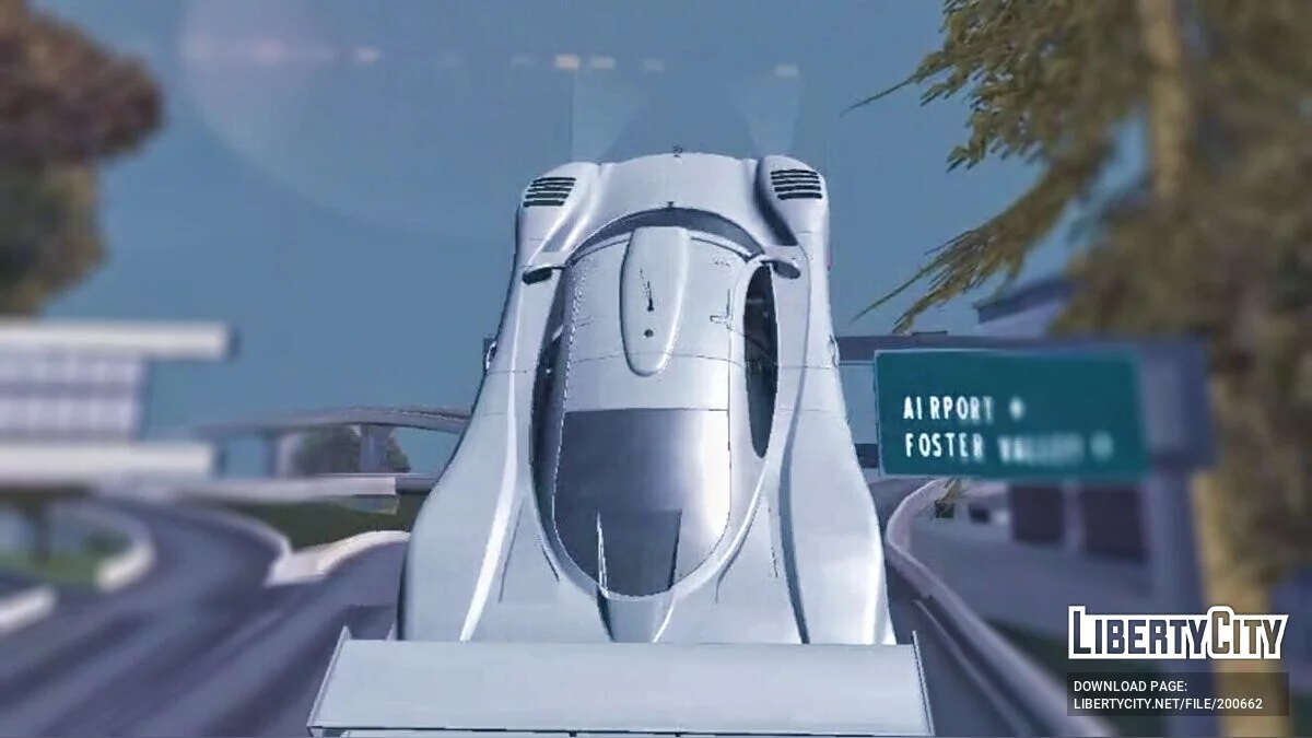 Mercedes-Benz CLK GTR (DFF ONLY) / GTA San Andreas (iOS, Android)