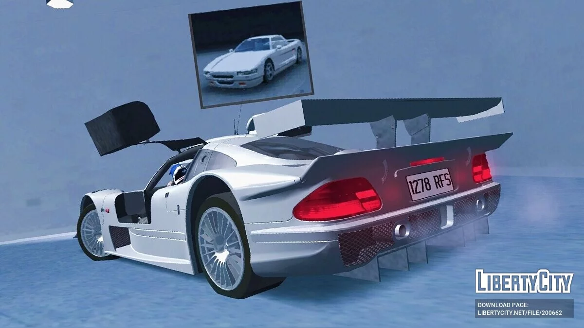 Mercedes-Benz CLK GTR (DFF ONLY) / GTA San Andreas (iOS, Android)