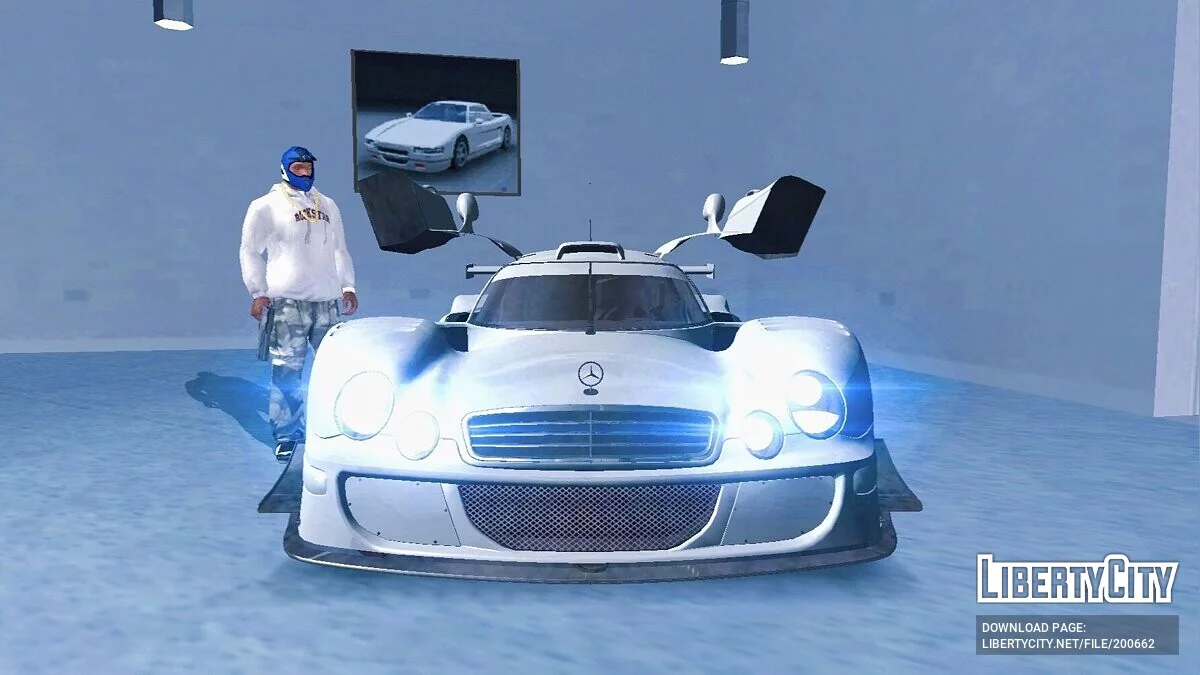 Mercedes-Benz CLK GTR (DFF ONLY) / GTA San Andreas (iOS, Android)