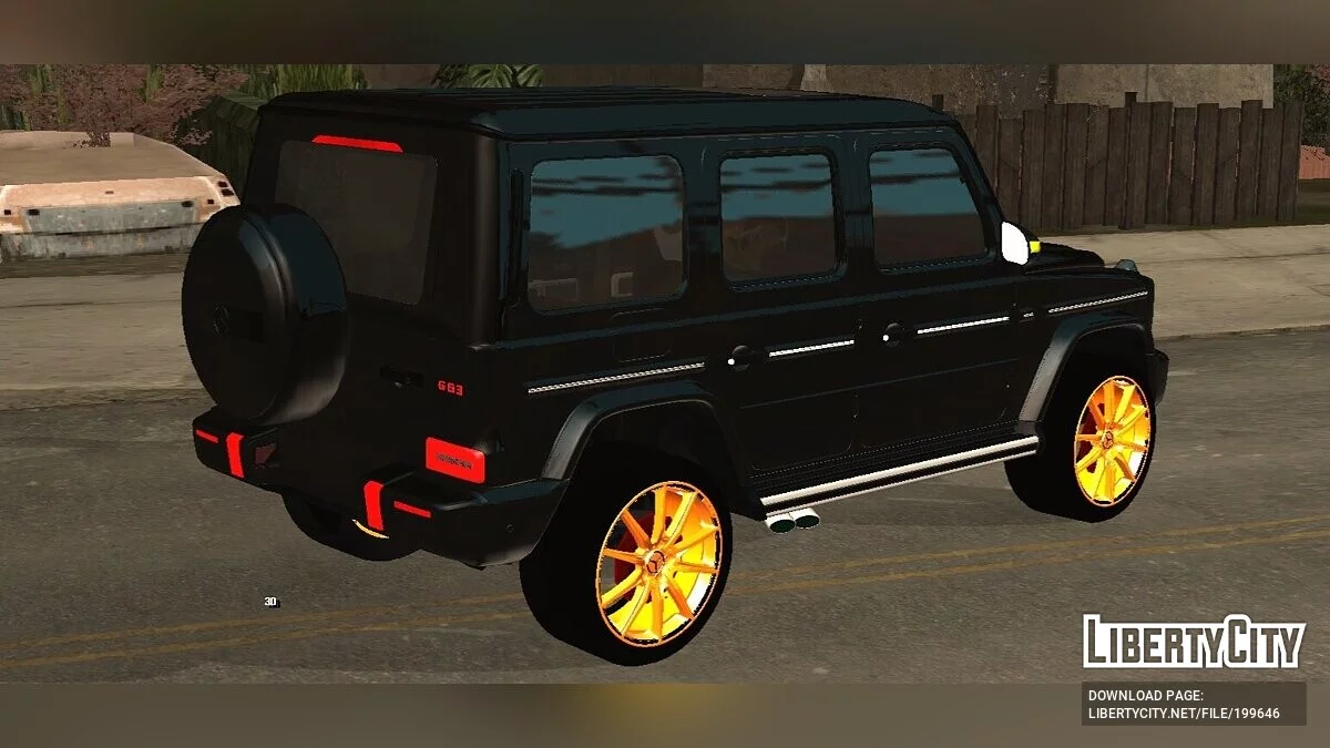 Mercedes-Benz G Wagon 2020 (Only DFF) / GTA San Andreas (iOS, Android)