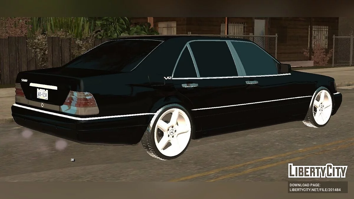 Mercedes-Benz W140 S600 / GTA San Andreas (iOS, Android)
