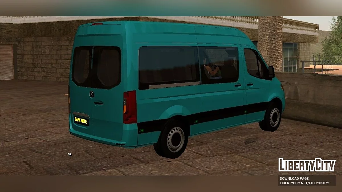 Mercedes-Benz Sprinter Van (только DFF) / GTA San Andreas (iOS, Android)
