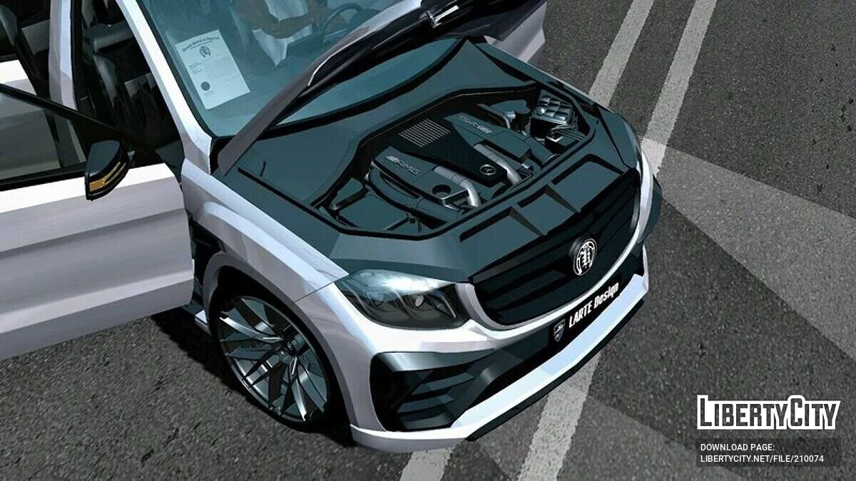 2017 Mercedes Benz GLS63 X166 Winner Larte Design / GTA San Andreas (iOS, Android)