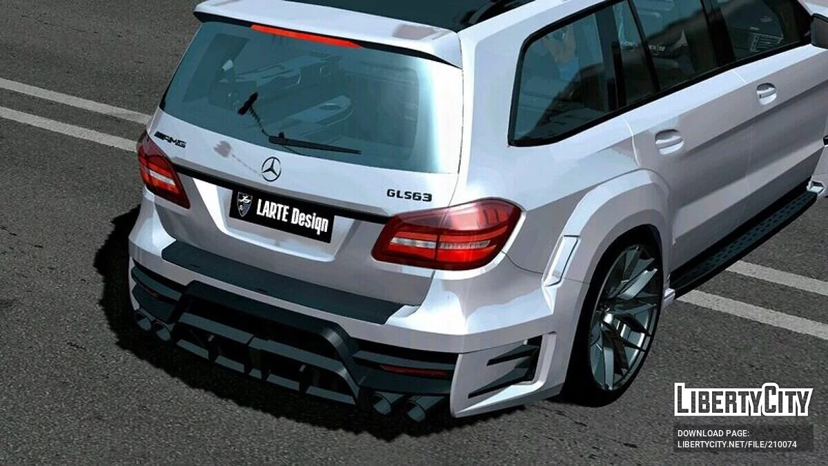 2017 Mercedes Benz GLS63 X166 Winner Larte Design / GTA San Andreas (iOS, Android)