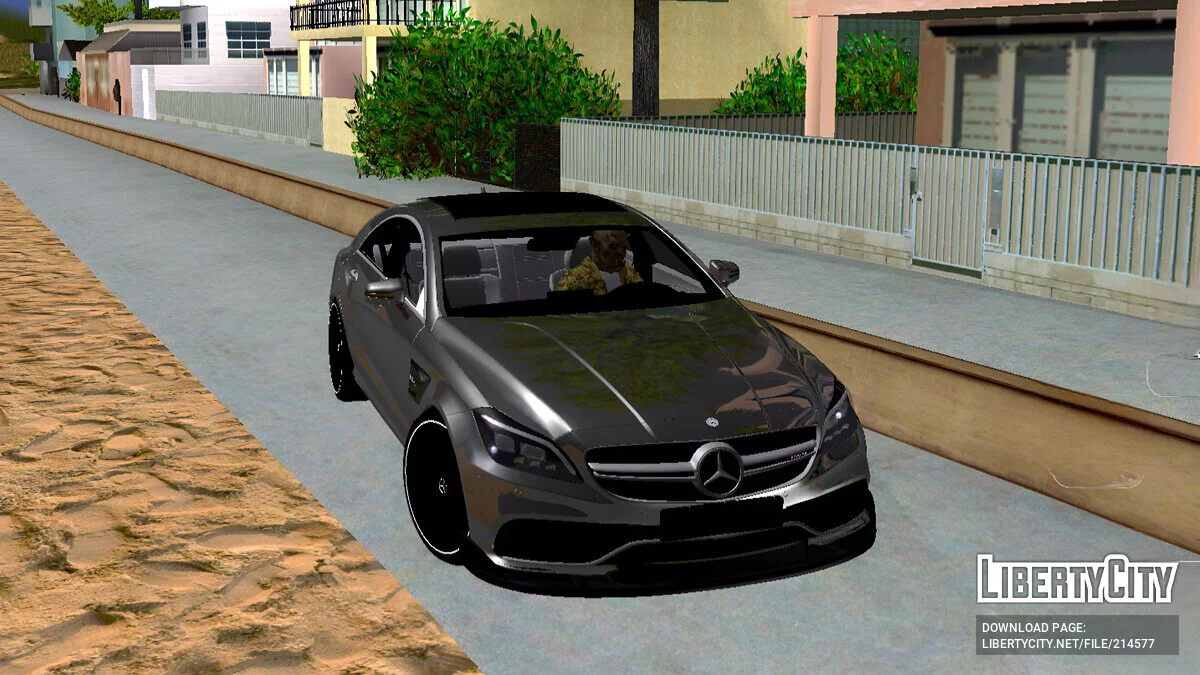 Mercedes Benz CLS63 (Только DFF) / GTA San Andreas (iOS, Android)