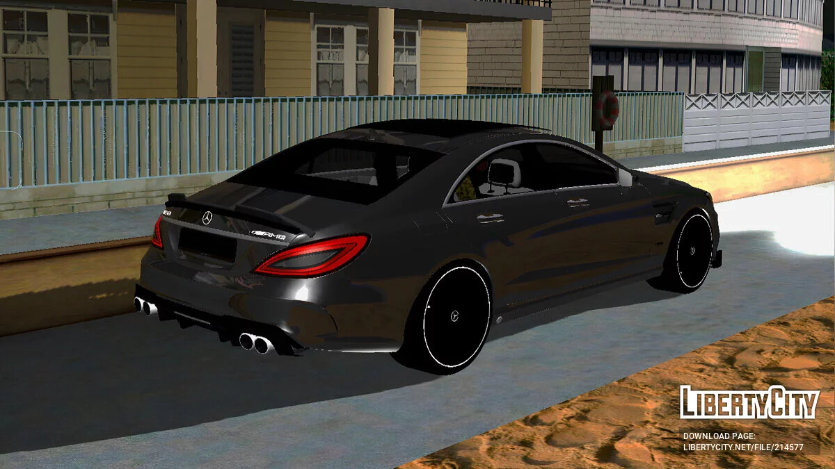 Mercedes Benz CLS63 (Только DFF) / GTA San Andreas (iOS, Android)