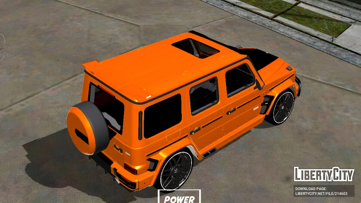 Mercedes Benz G63 Brabus (DFF Only) / GTA San Andreas (iOS, Android)
