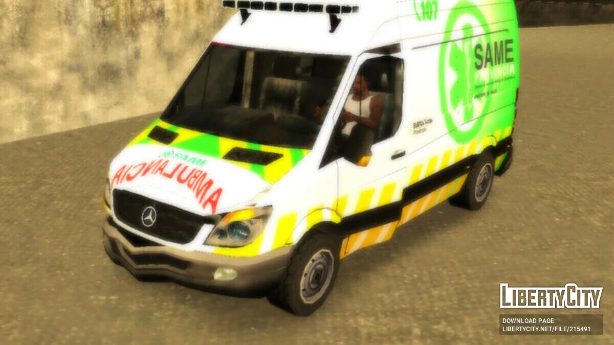Mercedes-Benz  - Скорая Помощь / GTA San Andreas (iOS, Android)