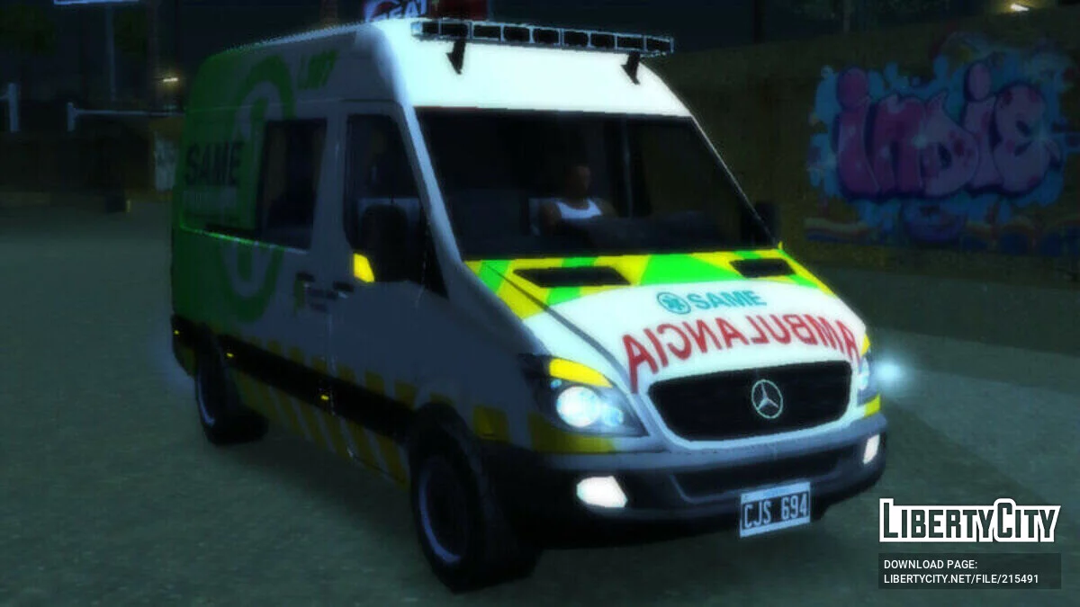 Mercedes-Benz  - Скорая Помощь / GTA San Andreas (iOS, Android)
