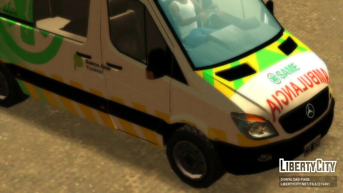 Mercedes-Benz  - Скорая Помощь / GTA San Andreas (iOS, Android)