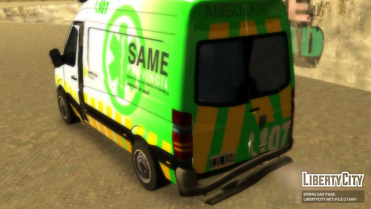 Mercedes-Benz  - Скорая Помощь / GTA San Andreas (iOS, Android)
