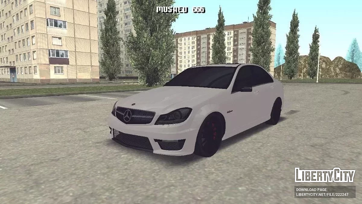 Mercedes-Benz C63 / GTA San Andreas (iOS, Android)