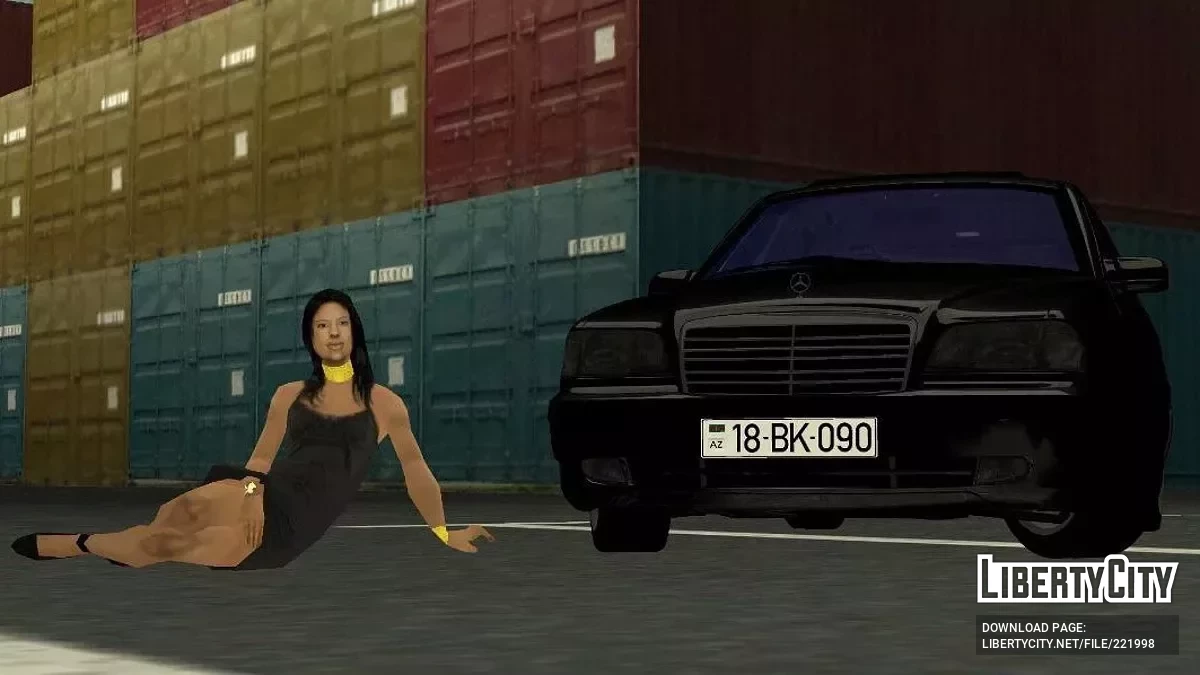 Mercedes-Benz W202 / GTA San Andreas (iOS, Android)