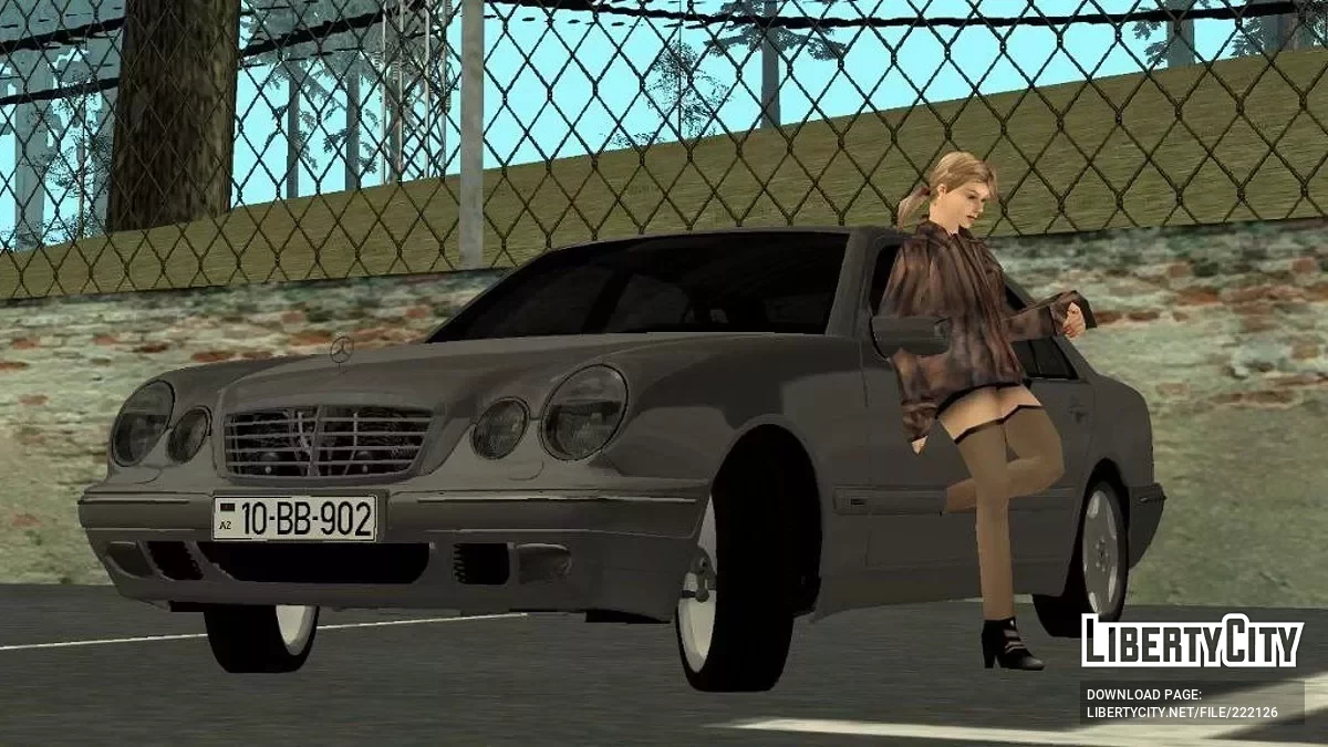 Mercedes-Benz W210 / GTA San Andreas (iOS, Android)