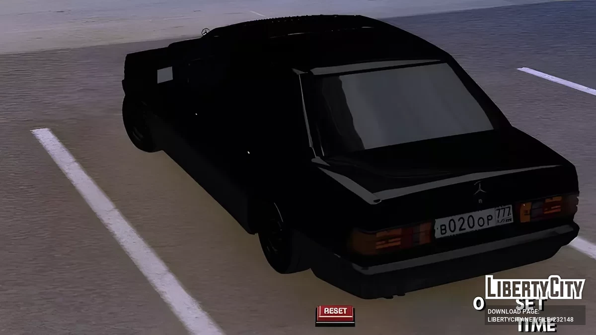 Mercedes-Benz 190E W201 Azerbaijan Style / GTA San Andreas (iOS, Android)