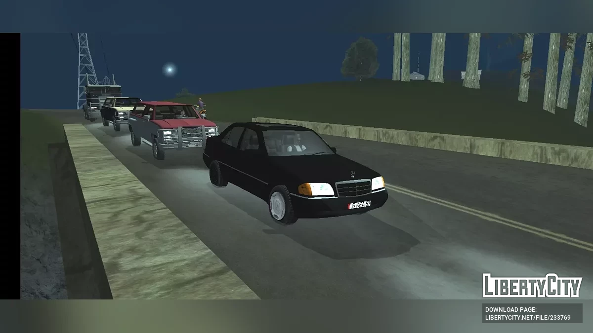 Mercedes-Benz C220 CDI W202 / GTA San Andreas (iOS, Android)