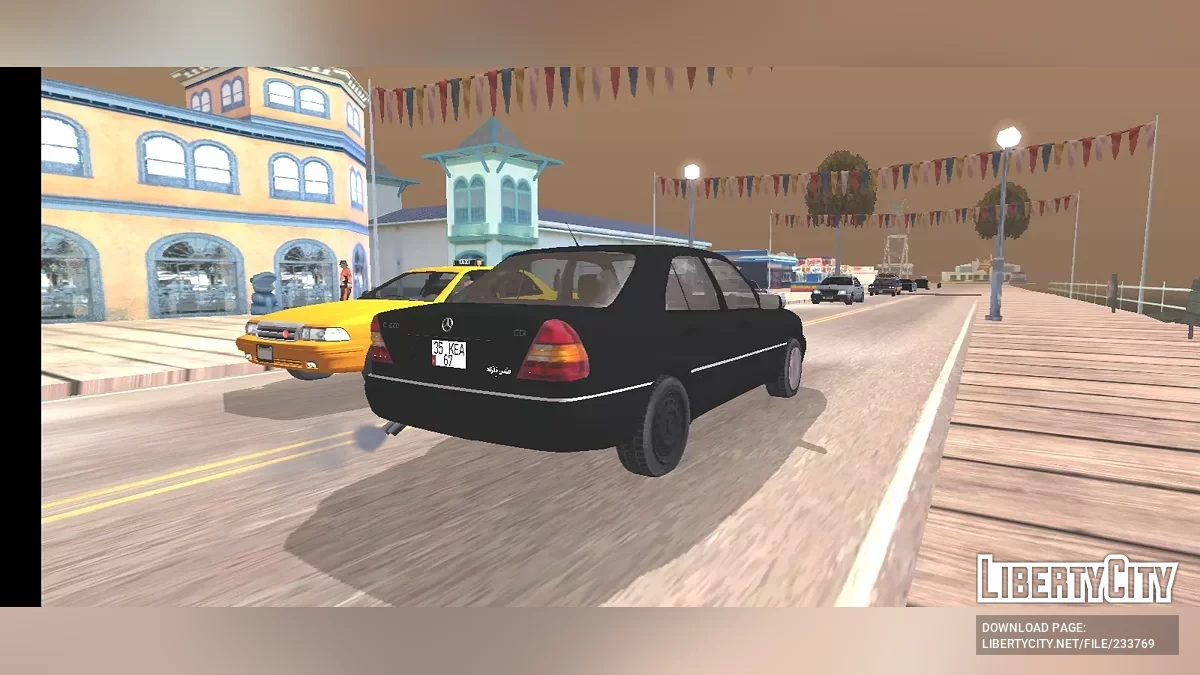 Mercedes-Benz C220 CDI W202 / GTA San Andreas (iOS, Android)