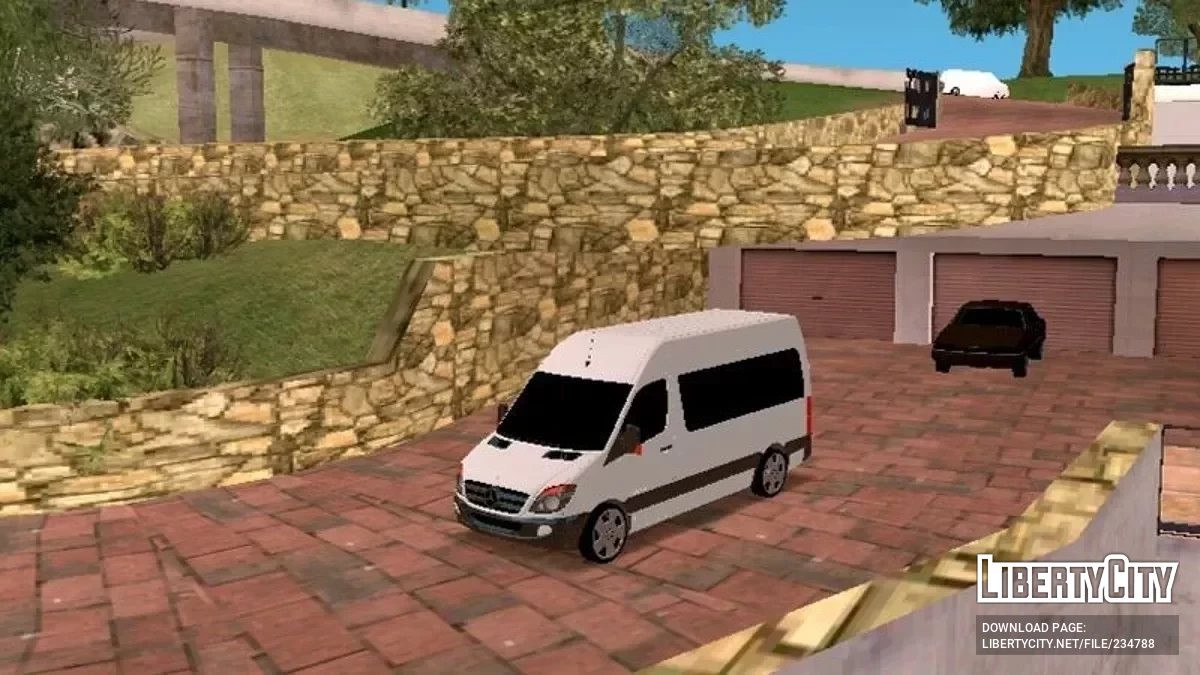 Mercedes-Benz Sprinter Modified / GTA San Andreas (iOS, Android)