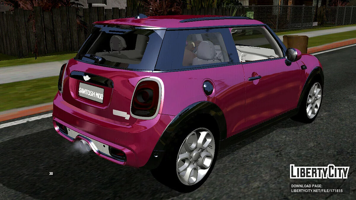 Mini Cooper S 2019 (только DFF) / GTA San Andreas (iOS, Android)