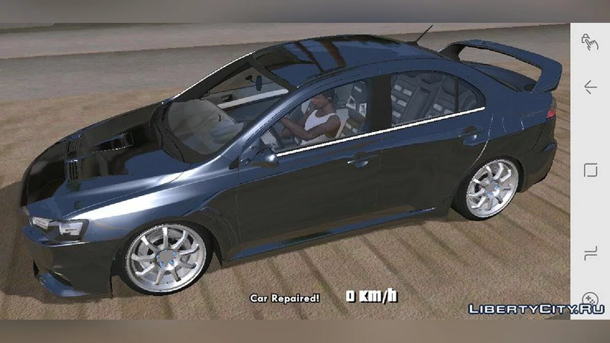 Mitsubishi Lancer Evolution X / GTA San Andreas (iOS, Android)