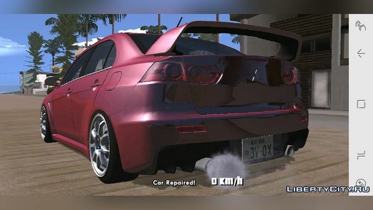 Mitsubishi Lancer Evolution X / GTA San Andreas (iOS, Android)