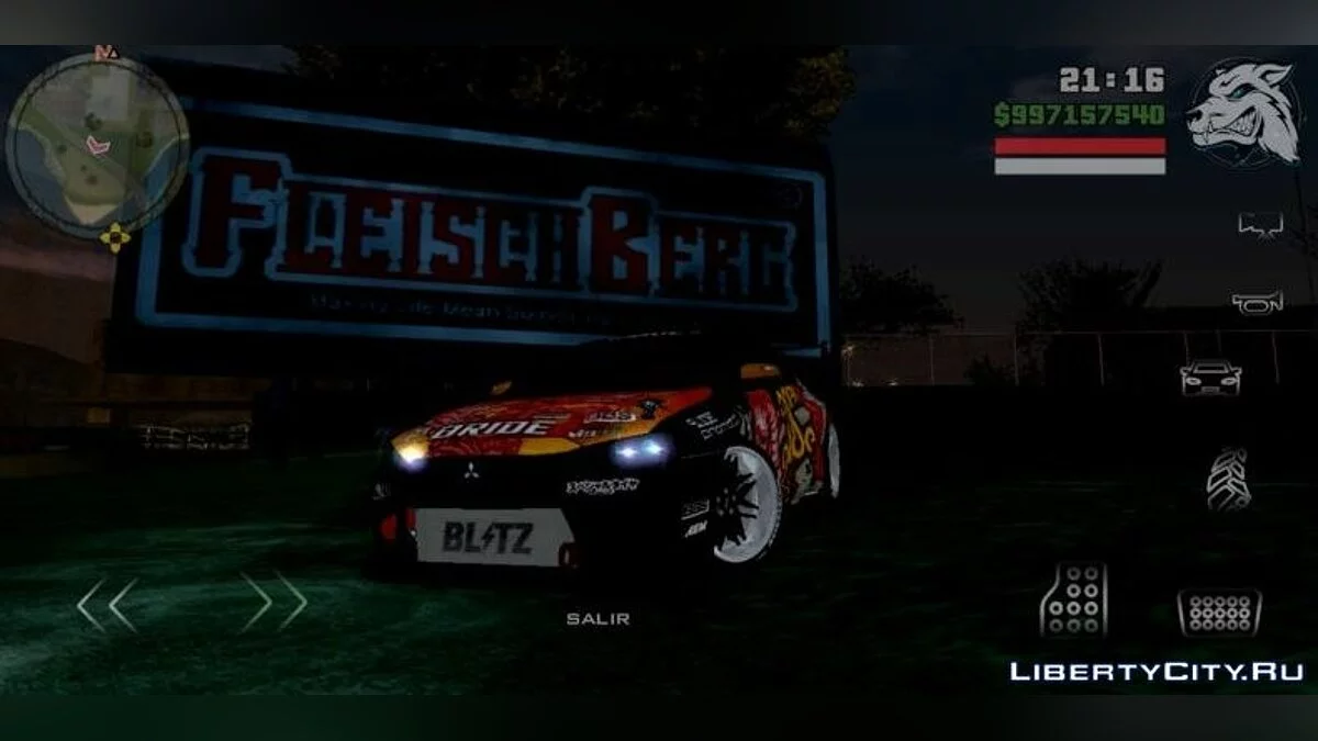 Mitsubishi Ryo Evolution / GTA San Andreas (iOS, Android)