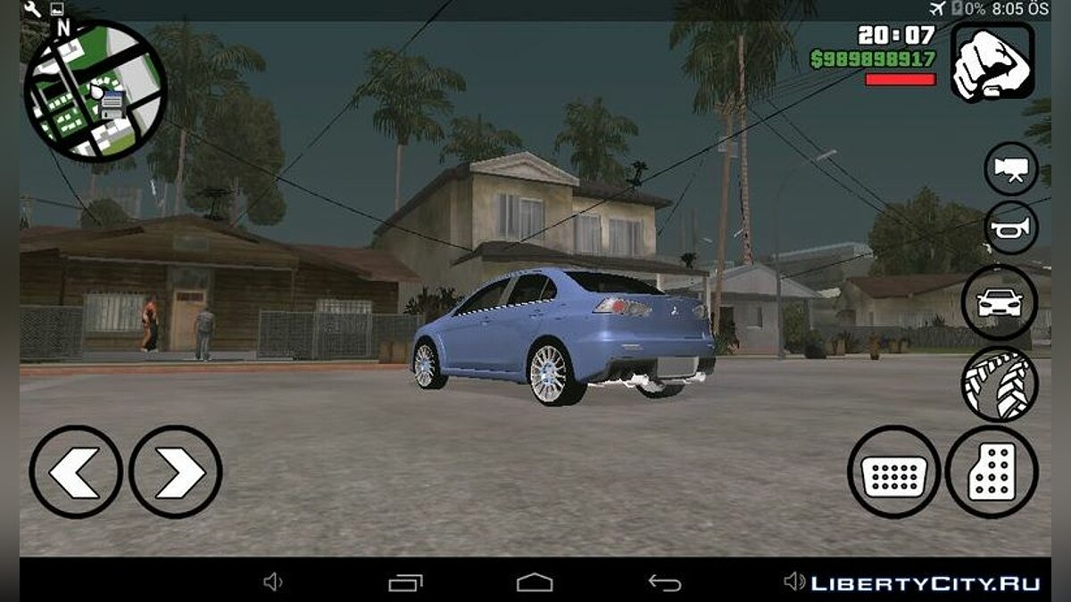 Mitsubishi Lancer (только DFF) для GTA San Andreas (iOS, Android) - Картинка #2