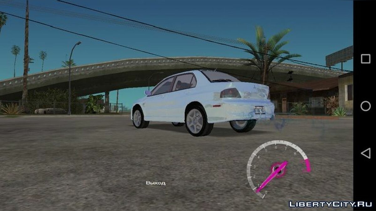 Скачать Mitsubishi Lancer EVO VIII Tunable для GTA San Andreas (iOS, Android )