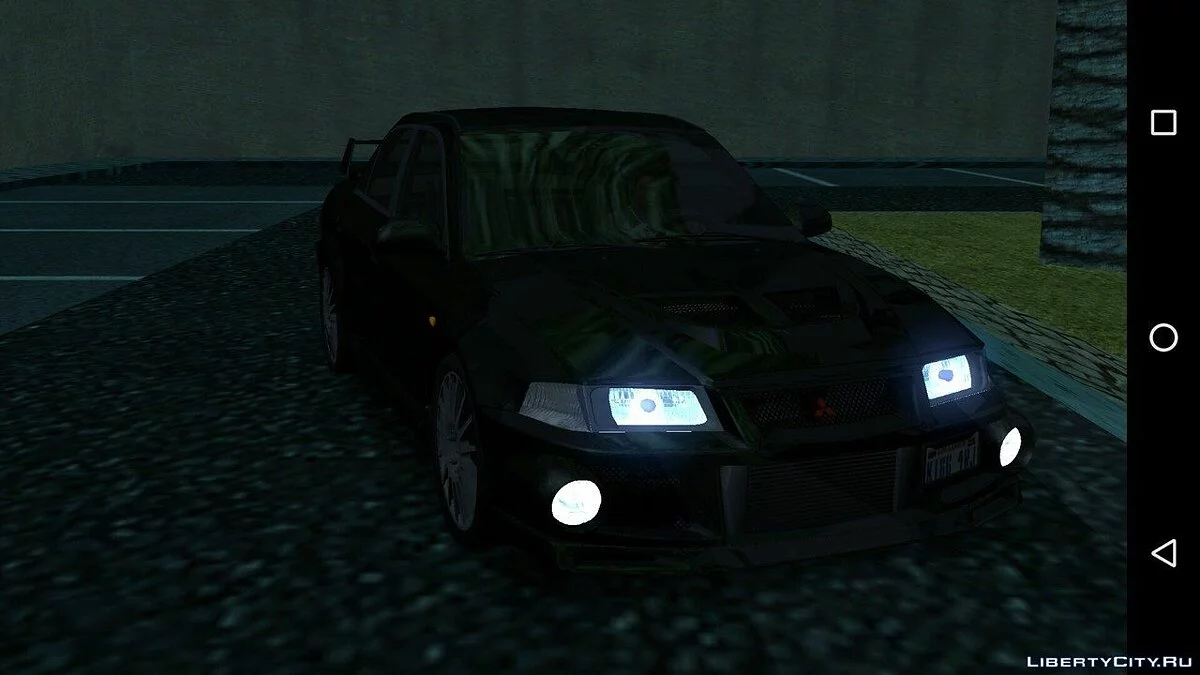 Mitsubishi Lancer Evolution 6 v1.6 (только DFF) / GTA San Andreas (iOS, Android)